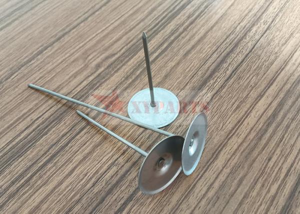 25mm/30mm Carbon Steel Capacitor Discharge Cupped Head Weld Pins For Duct Liner