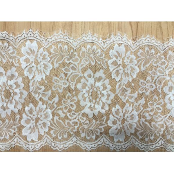 18cm 2017 New Fashion Lace Border Strench Lace Edge in Black/Ivory color