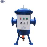 Filtro de água industrial totalmente automático PLC Filtro de autolimpeza para tubulação de água circulante