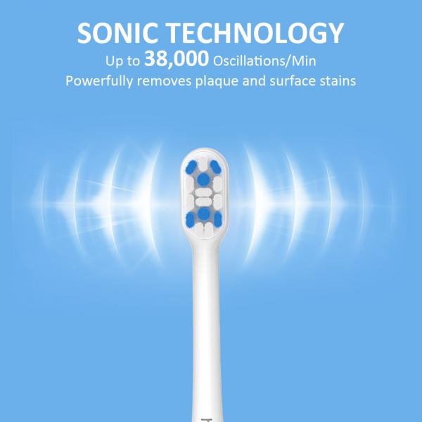 Custom Logo Oral Care Ultrasonic Toothbrush Teeth Cleaning Rechargeable Wholesale