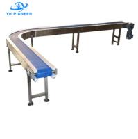 Sistemas flexíveis de transporte de garrafas de água, POM Chain Plate Bottling Line Conveyo 10kg