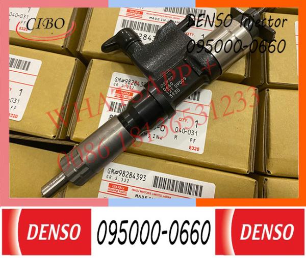 Fuel Injector DENSO ISUZU 4HK1 Engine Common Rail Injector 095000-0660 8982843930 8-98284393-0