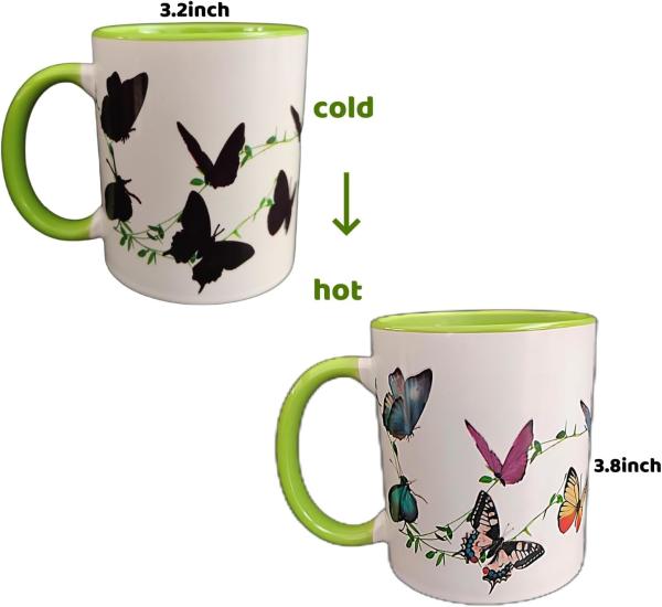 Ótima mãe caneca de descoloração de café, presentes de aniversário para a mãe, presentes engraçados para a mãe de uma taça da filha do filho, ótimos presentes para o Dia das Mães