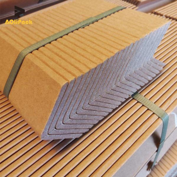 Thick 5mm Kraft Paper Cardboard Box Corner Protectors