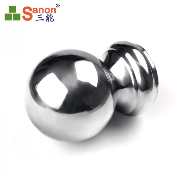 316 Stainless Steel Hollow Ball Handrail Ball Empty In Bottom Silver / Golden