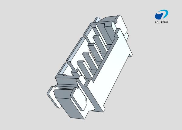 PCB Mount Header, Wire-to-Board, 5 Position, 1.25mm Pitch, Tin, Natural Housing Color, Shrouded / Solid, SMD