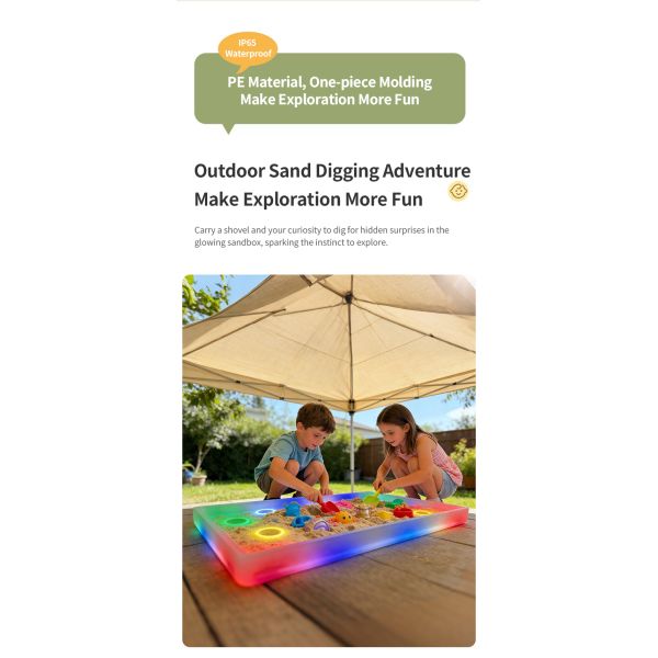 Modern Interactive LED Light Touch Sensor Educational Toy PE Material for Hand Eye Coordination Sensory Play for Bedroom Use