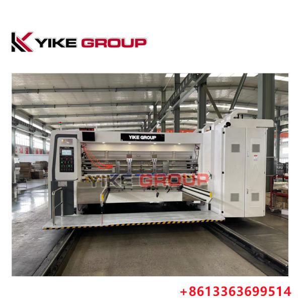 YIKE GROUP Flexo Printer Slotter Die Cutter Stacker Machine For Different Kinds Of Box Making