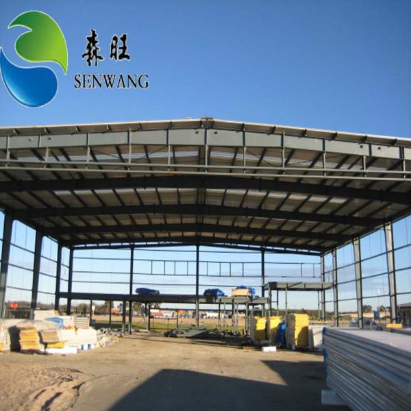 AutoCAD Drawing Steel Construction Warehouse , Metal Frame Structure Building