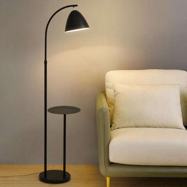 Coffee table floor light Nordic modern sofa side metal creative marble bedside floor lamp living room standing lamp