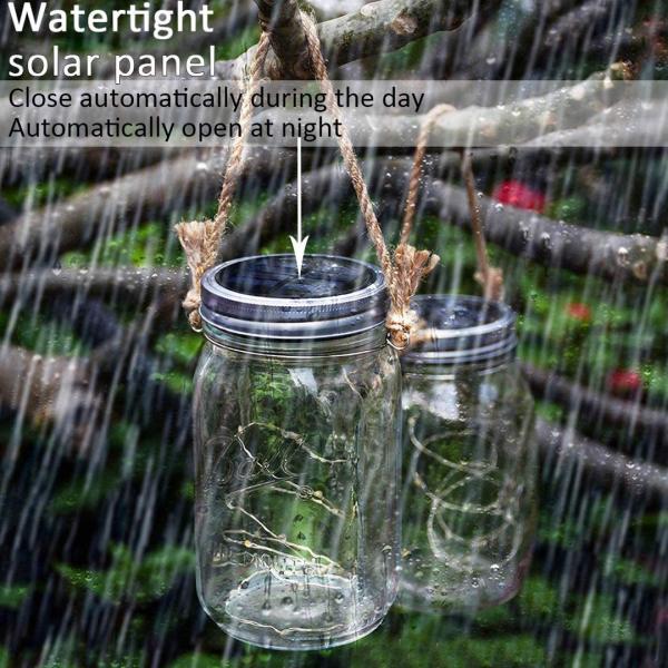 Света феи RoHS опарника каменщика IP65 на открытом воздухе 600mAh 2V солнечные одобрили