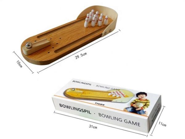 O boliches Tabletop da madeira de Kingda 350g ajustou a aprovação interna do CE dos esportes da família