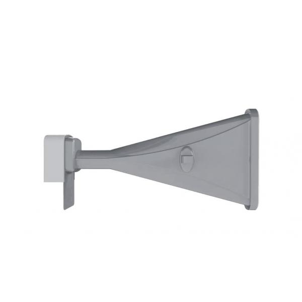 Wideband 6 GHz Asymmetrical 90° Horn Antenna