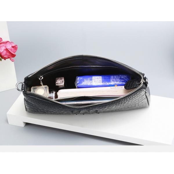 Genuine Alligator Leather Female Flap Bag Lady Small Purse Authentic Crocodile Skin Two Straps Women Single Shoulder Bag