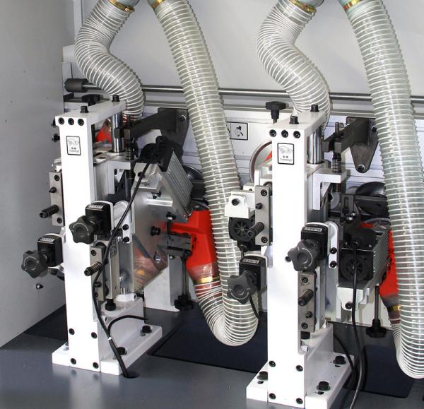 Automatic Pvc Edge Banding Machine With Double Trimming And Pre Milling Corner Trimming