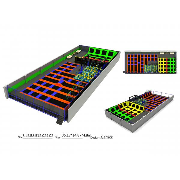 522M2 Discount Large Children Trampoline/Chinese Gymnastic Indoor Trampoline Equipment
