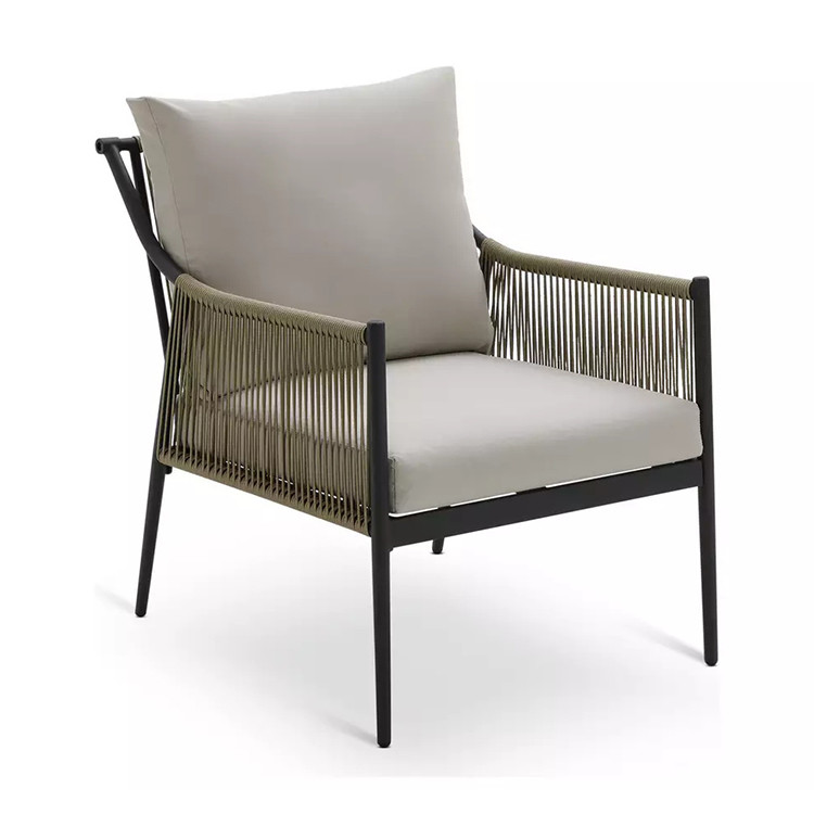 Transform Your Patio with AJUNION Metal Furniture Set Armchair Size W64 x D78 x H79cm