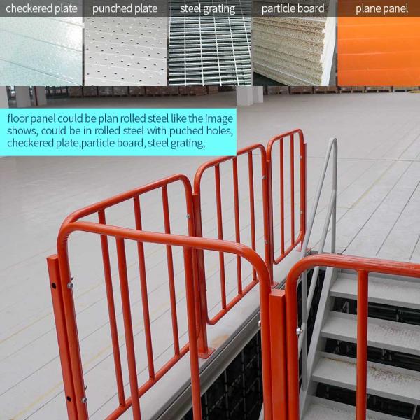 Многоуровневая голубая химическая установка для хранения инструментов Мезаннинная стойка для 300 кг/500 кг пластовой нагрузки