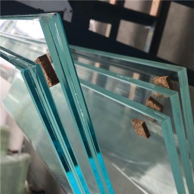Clear / Colored PVB Tempered Laminated Glass Curtain Wall Laminated Toughened Safety Glass 3600mm*18000mm For Building / Apartment