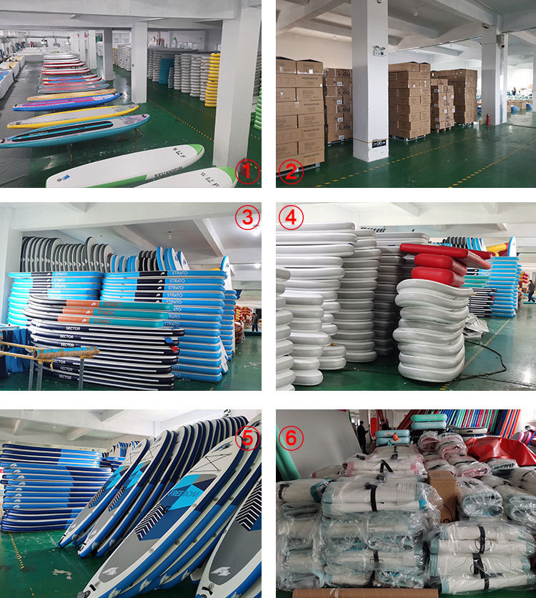 Factory Supply Inflatable PVC SUP Board for Water Yoga & Stand-Up Paddle Surfing Adult Use with Accessories