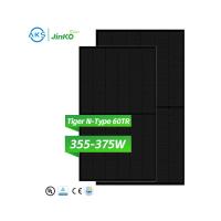 AKS Jinko Tiger N-type 60tr Painel Solar 355W 360W 365W 370W 375W Painel Solar Eu Stock Plaque Solaire Panneau Solaire