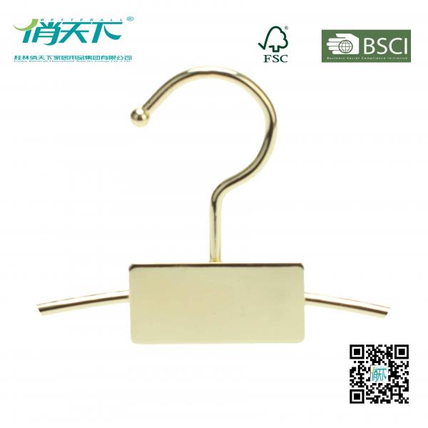 Betterall Vaulted Chrome Metal Hanger with Skid-proof Clips