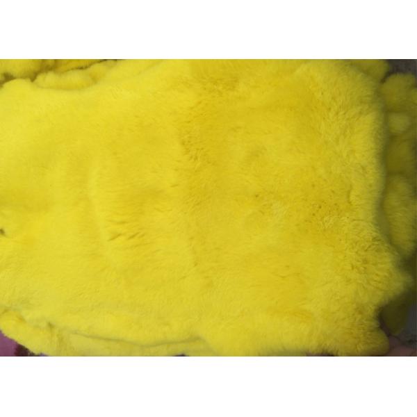 Piel mullida suave natural del conejo de Rex 12 x 15 pulgadas para hacer las cubiertas de la silla