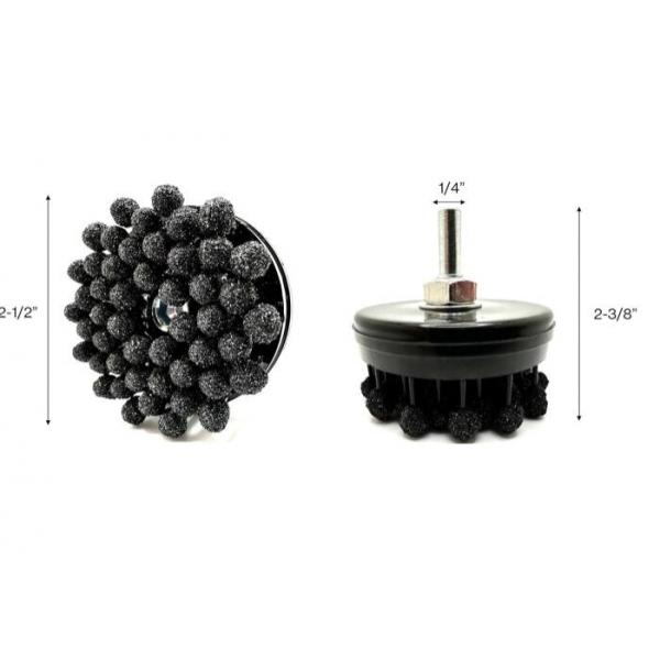 TwistFlex 65mm OD 60 Grit Brake Rotor Hone, Flexible Ball Stones Brush