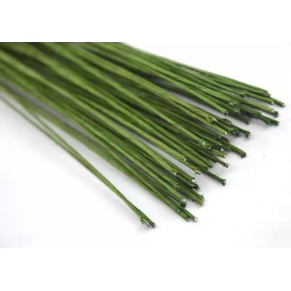 30 см Длинный зеленый цвет Цветочная клейкая лента Бумага покрытая проволока для декора