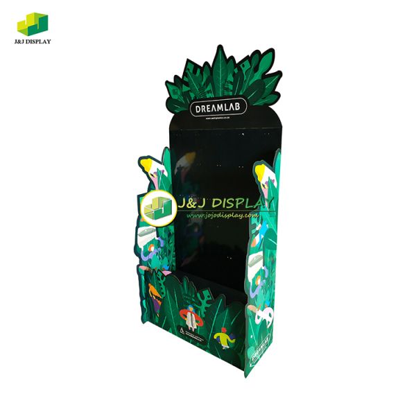 Customizable Color POS Cardboard Display Stand 100% Recyclable Retail Display Stand