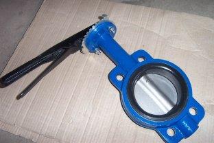 One Shaft With Pin Wafer Butterfly Valve For Fresh Water, Sea Water, Air, Steam