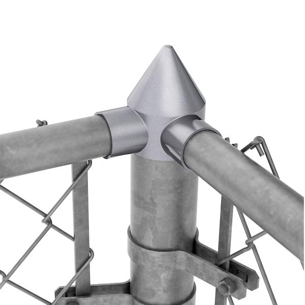 Iron Craft 1-5/8 Chain Link Accessories Hot Dip Galvanized Fence Fittings 2-3/8