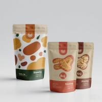 Sacs d'emballage alimentaire à verrouillage sécurisé à l'épreuve des fuites personnalisables écologiques en vrac