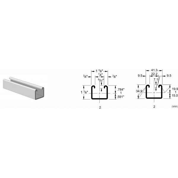 12 порошок канала распорки датчика 2.6mm покрыл гальванизированную сталь