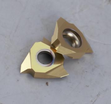 TiAlN Coated Carbide Grooving Inserts 0.0079 With Right/Left Hand Insertion Direction