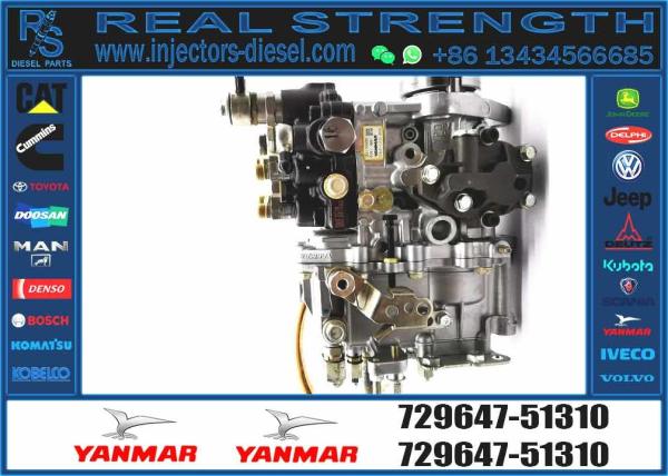 Diesel Fuel Injector Pump 4D88E X4 PC55 For Excavator Engine Fuel Injector Pump Assy 729647-51310