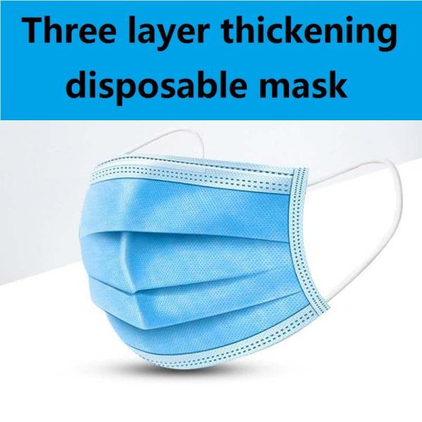 Safety Protection Earloops Disposable Face Mask Non - Woven  For Adult