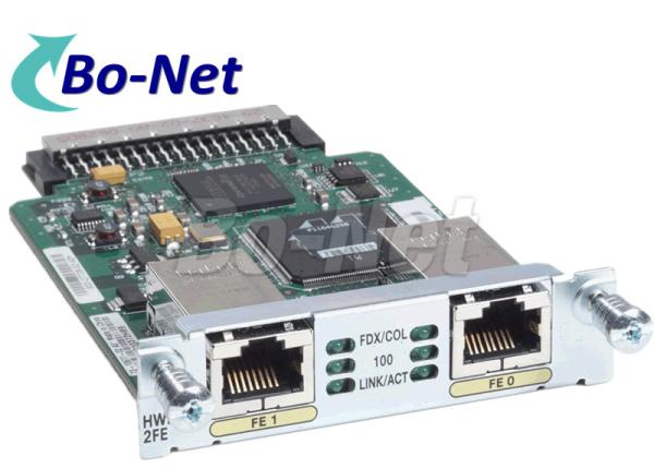 HWIC 2FE Plug In Cisco Wan Interface Card / Expansion Module Cisco WIC Card