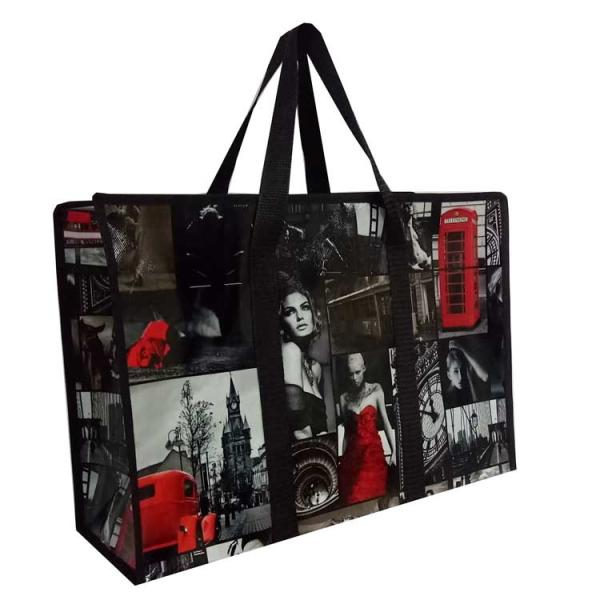 Custom Printed Shopping Non Woven Shopping Bag Nonwoven Tote Bags