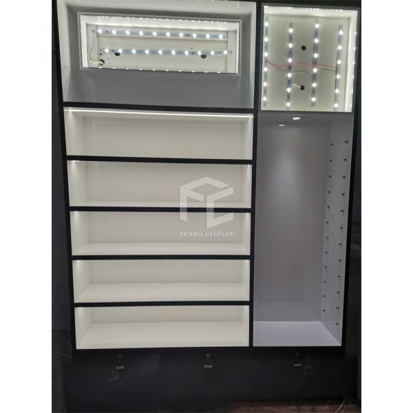 полки дисплея MDF Skincare 20mm для косметической упаковки хлопка магазина EPE