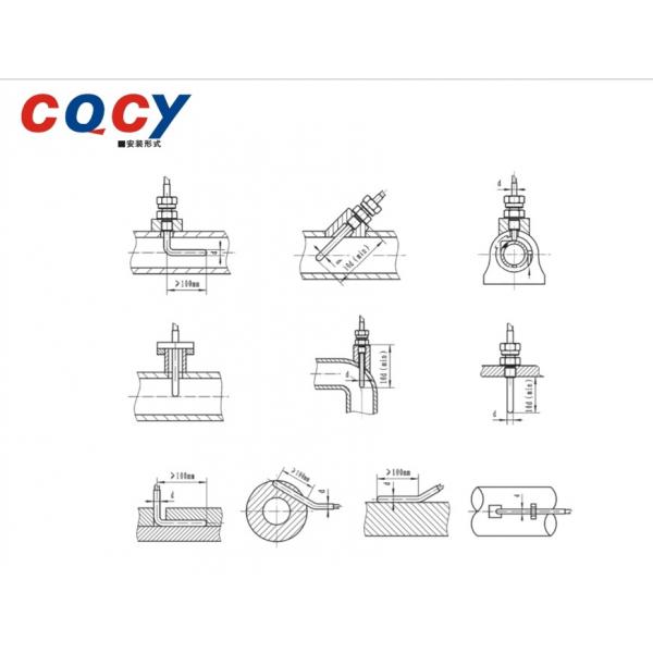 Бронированный платиновый датчик теплового сопротивления низкая температура ниже 600C для точного измерения температуры
