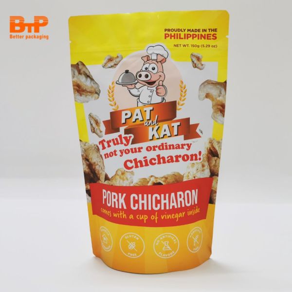 Mylar PET/AL Foil/PE Matte Bag Custom Logo Digital Printing Smell Proof High Barries Food Snack Chips Storage Pouch OEM Brand