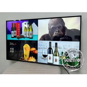 Restaurante Tecto Montar Painel de menus sem quadro Sinalização digital Wifi com sistema Android