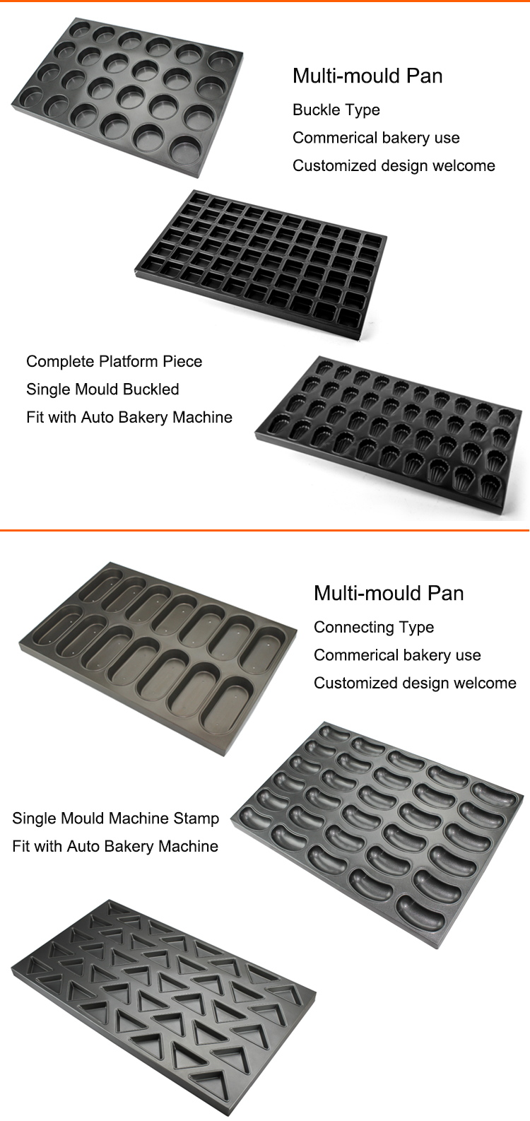 RK Bakeware China-Customized Размер и Форма Кексы для промышленных пекарей