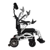 Fauteuil roulant électrique motorisé en aluminium à batterie au lithium 6 km / h