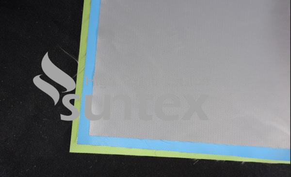 O silicone da tela da resistência da chama revestiu o fogo da tela da fibra de vidro - a borracha de silicone resistente revestiu a tela da fibra de vidro