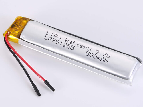 Литийная батарея MP4 высокой емкости LP702530 3.7V 500MAH перезаряжаемая