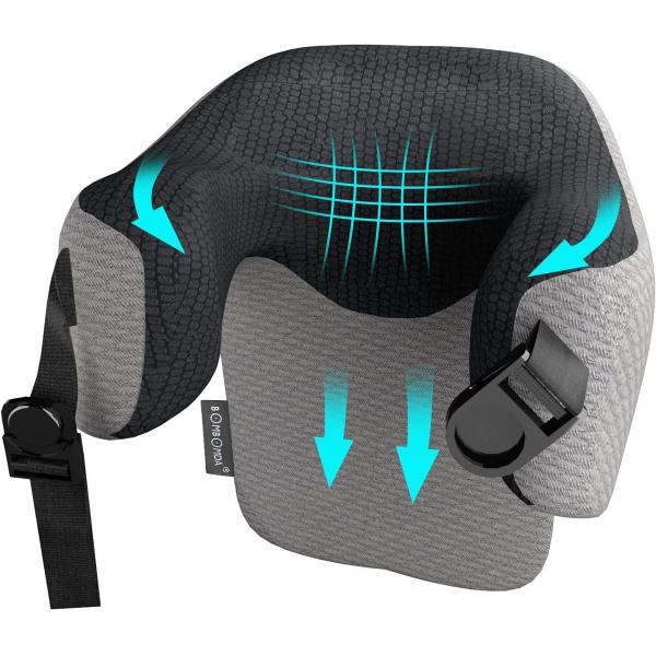 U Shaped Neck Pillow Travel All-Season Slow Rebound Memory Foam Travel Pillow