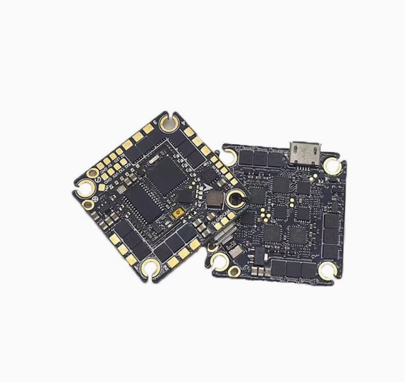 Happymodel AIO 4in1 F411 Flight Controller Built-in UART 2.4G ELRS RX 20A ESC 2-4S FPV Toothpick Drones Flight Controller F411