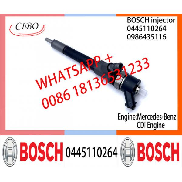 Инжектор топлива 0445110263 injetor BOSCH общий 0445110264 0986435115 0986435116 A6460700487 для CDi Мерседес-Benz